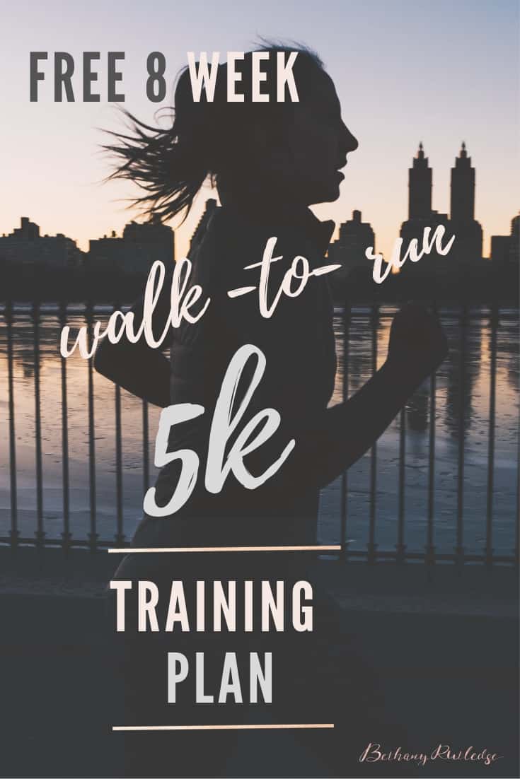 Best Beginner 5k Training Plan Bethany Rutledge